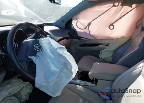 2017 Acura Mdx z USA, uszkodzony, nr VIN 5FRYD4H3XHB041910